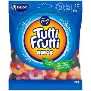 Fazer Tutti Frutti Rings - 180g
