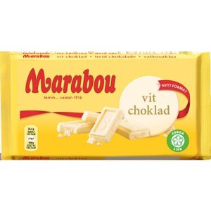 Marabou vit choklad - 185 g