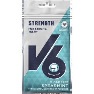 V6 Strong Teeth Fluor Spearmint - 30 G