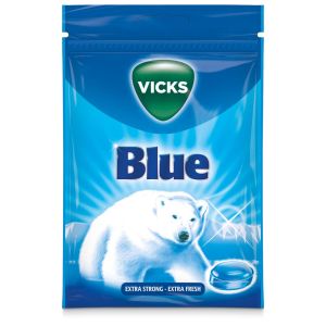 Vicks Blue Sockerfri - 72 g