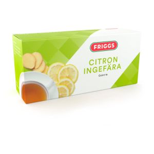 Friggs Citron Ingefärate - 20 st