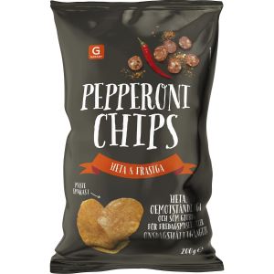 Garant Chips Black Pepperoni - 200 g