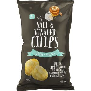 Garant Chips Salt & Vinäger - 200g