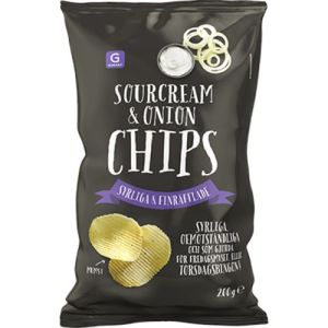 Garant Chips Sourcream/Onion - 200 gram