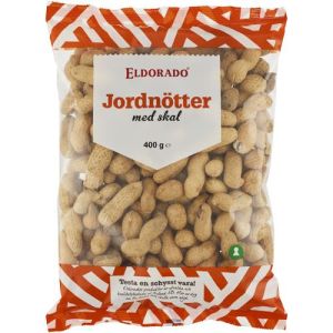 Eldorado Jordnötter med skal - 400g