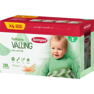 Semper Fullkornsvälling 1 år - 20 L