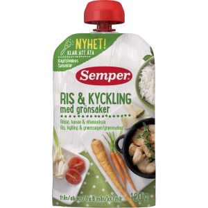 Semper RTE Ris, kyckl, gröns 6 mån - 120g