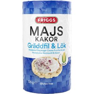 Friggs Majskakor Grädd/Lök - 125g