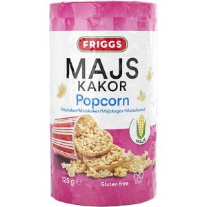 Friggs Majskakor - Popcorn - 125g