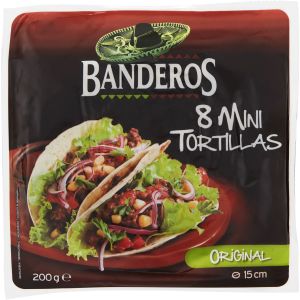 Banderos Mini tortilla wraps  - 8-pack