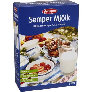 Semper SEMPER MJÖLK:BAK MAT DRYCK 5 L - 480g