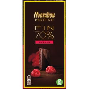 Marabou Premium Fin Hallon 70% Kakao - 100g