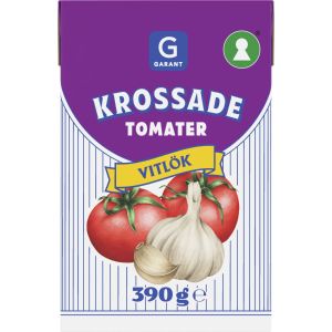 Garant Krossade tomater vitlök - 390gr