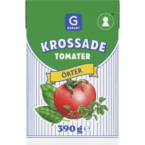 Garant Krossade tomater örter - 390gr