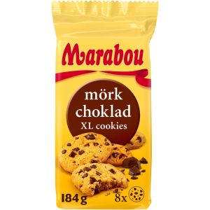 MARABOU XL Cookies Mörk Choklad - 184 G