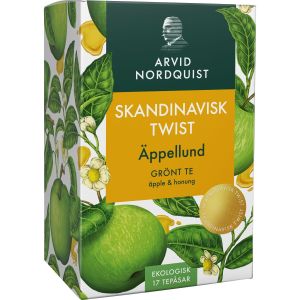 Arvid Nordquist Äppellund, grönt te - 17 st