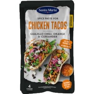 Santa Maria Spice Paste Chicken Tacos - 4 port
