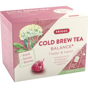 Friggs Tea Cold Brew Balance Fläder Hallon - 15 st