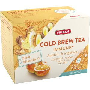 Friggs Tea Cold Brew Immune Apelsin Ingef - 15 st
