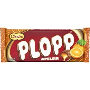Cloetta Plopp Apelsin Chokladkaka - 80g