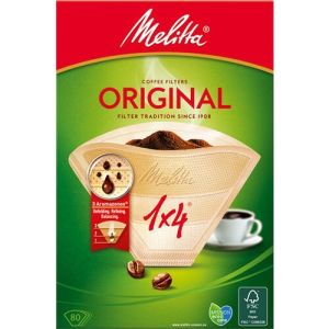 Melitta Kaffe filter 1x4 bruna - 80st