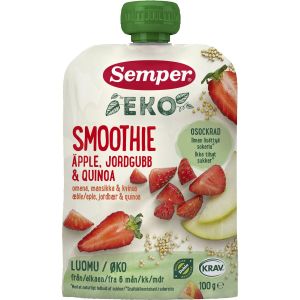 Semper KRAV äpple, quinoa & jordg 6m - 100g