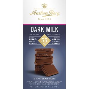 Anthon Berg Dark Milk Cocolate 55% - 80g