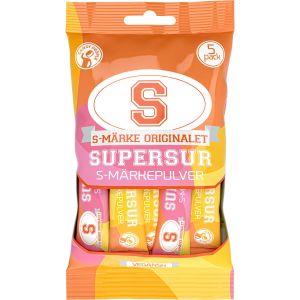 Candypeople S-Märke Supersurt Pulver - 5 pack