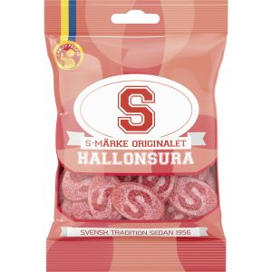 Candypeople S-Märke Hallonsura - 80g