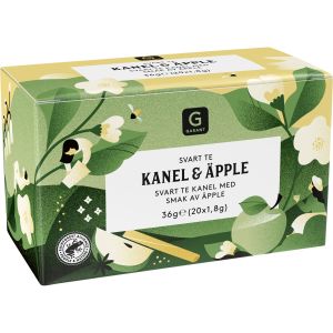 Garant Svart te äpple och kanel - 36gr