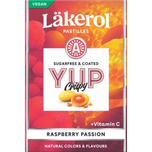 Läkerol YUP Crispy Raspberry Passion - 40g