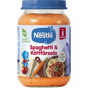 NESTLÉ Spaghetti & Köttfärssås 8 mån - 190 G