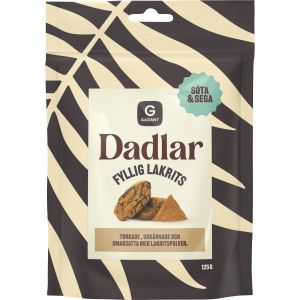 Garant Dadlar Fyllig Lakrits - 125gr