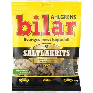 Ahlgrens Bilar Saltlakrits - 130g