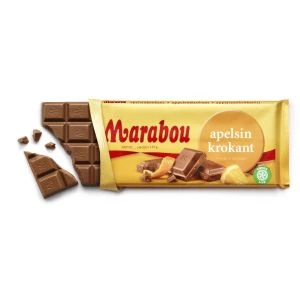 Marabou Apelsinkrokant - 200g