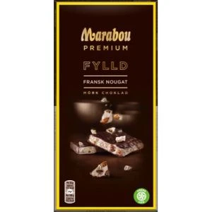 Marabou Premium Fylld Fransk Nougat - 130 G