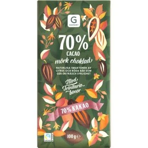 Garant Mörk choklad 70% - 100 G