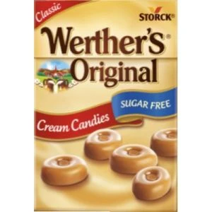 WERTHER'S ORIGINAL CREAM CANDIES SUGAR FREE - 42G