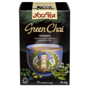 Yogi Tea Ekologiskt Te Chai Green Krav - 17 påsar