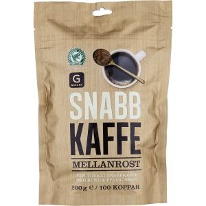 GARANT SNABBKAFFE MELLANR REF - 200G/PKT