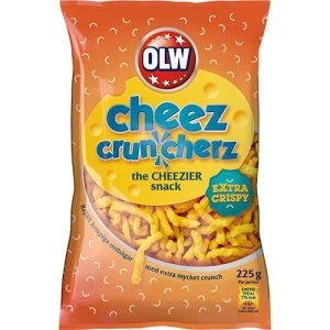 OLW Ostbågar Cheez Cruncherz - 225 gram