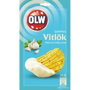 OLW Dippmix Vitlök - 21 gram