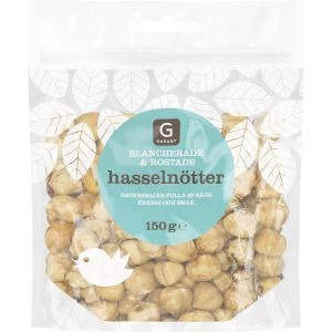 Garant Rostade hasselnötter - 150g