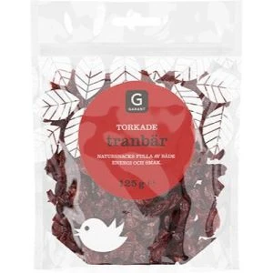 Garant Tranbär torkade - 125g