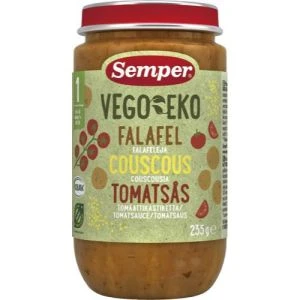 Semper Falafel m. couscous & tomat 12M - 235g