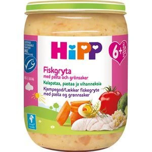Hipp Fiskgryta m pasta & grönsaker 6m - 190 g