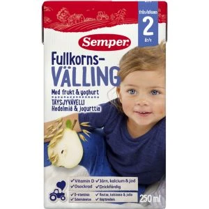 Semper Fullkornsvälling frukt & yoghurt 2 år drickfärdig - 250 ml