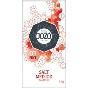 JOZO Salt Fint salt med jod - 1 kg