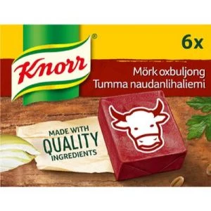 Knorr Mörk Oxbuljong - 6 st