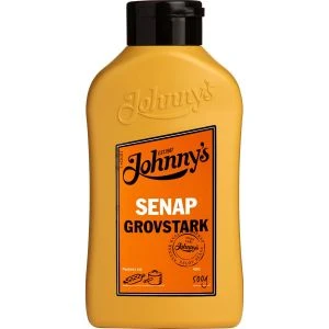 Johnny´s Grovstark senap - 500g